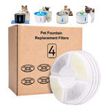 4 Pack Filtro Refil Bebedouro Fonte De Água Pet Cães Gatos