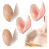 4 Pares De Ombreiras Antiderrapantes De Silicone Macio Para