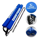 4 Pares Defensa Para Jet Ski Com Logo Sea doo Barco Azul