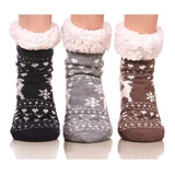 4 Pares Meias Térmica Lã Forrada Pelinho Feminino Masculino