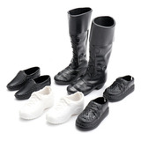 4 Pares Sapatos Boneco Ken Namorado Barbie Botas E Tênis