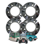 4 Pç Alargador Espaçador Roda 50mm 5f Jeep Willys F75 Rural