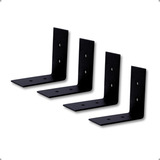 4 Pç Cantoneira Suporte União Para Madeira Acm 100x100x40mm