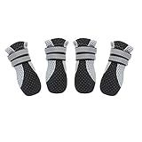 4 Pcs Botas Impermeáveis   Para Cães Sapatos Para Cães Ugh Sapatos Botinhas De Cachorro Sapatos De Cachorro Sapatos Antiderrapantes Para Cães Sapatos Para Cachorro Pequeno