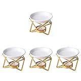 4 Pcs Fogão Com Lamparina De Óleo Essencial Velas Queimador De Óleo Para Óleo Perfumado Forno Queimador De Óleo Difusor De Aroma Aquecedor à Óleo Queimador De Incenso Cerâmica