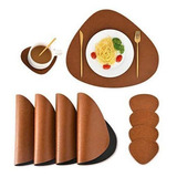 4 Pçs Jogo Americano De Mesa Jantar Luxo