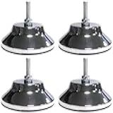 4 Peças De Niveladores De Perna De Mesa De Bilhar Sinuca Elevação De Nivelamento Para Mesa De Futebol Futebol Mesa De Ping Pong De 12 7 Cm Niveladores De Perna De Mesa De Jogo De 12 7 Cm Niveladores De Perna Resistentes Pés De Nivelamento