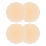 4 Peças De Protetores De Mamilo De Silicone Adesivos Capas