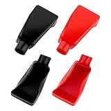 4 Peças De Tampas De Terminal De Bateria De Carro Protetor De Terminal De Bateria De Borracha Retardadora De Chamas Acessórios Universais Para Carros Positivos E Negativos Tampas Protetoras De
