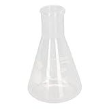 4 Peças Garrafa Erlenmeyer De Vidro De Boca Estreita Vidro Borossilicato 50ml 100ml 250ml 500ml Química Cônica Frasco Com Graduação Impressa Para Laboratório