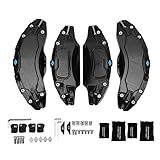 4 Peças Tampa Da Pinça De Freio A Disco 3D Do Carro Liga De Alumínio Traseira Dianteira Design Elegante Fácil Instalação Kit De Substituição Da Capa Protetora Para O Modelo 
