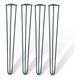 4 Pés 45cm De Ferro Hairpin Para Mesinha Lateral E Centro