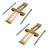 4 Pino 2 Mola Trava Alinhador Pastilha Freio Gm A40 C40 D40