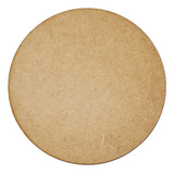 4 Placas Redonda Mdf Cru 12mm Espessura E 12cm De Diâmetro