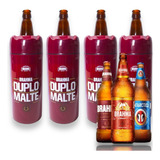 4 Porta Garrafa 1 Litro Cooler Cerveja Barato Camisinha Bar