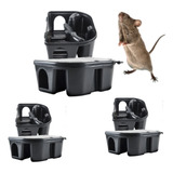 4 Porta Isca 4 Ratoeira T rex Armadilha De Ratos Isca