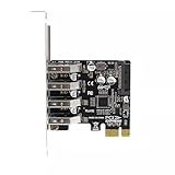 4 Portas 5Gbps USB 3 0 PCI Express Placa De Expansão Para PC Desktop