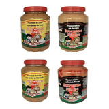 4 Potes Doce De Leite Cremoso Sobremesa Mineira 680g Sabores