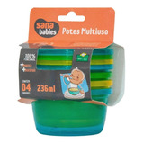 4 Potes Papinha E Alimentos Sana Babies Menino Bpa Free