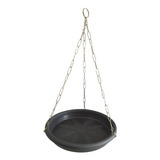 4 Pratos Preto 31cm P Xaxim Ou Vaso De Plantas C Corrente