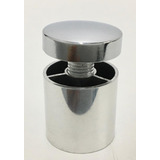4 Prolongador 2 5x5cm Espaçador Alumínio Pra Vidro Polido