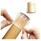 4 Protetor Para Pé Da Cadeira E Mesa De Silicone Com Feltro