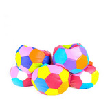 4 Puffs Multicoloridos Bola