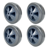 4 Roda 412 Pvc Bp Bucha Carrinho Supermercado 4 Pol Rodízio