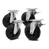 4 Roda Giratória 8 Pol P coletor Lixo 2 C Freio 2 S freio