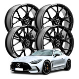 4 Rodas Aro 20 Mercedes Amg Gt 2025 Preta Pneus 245 35r20