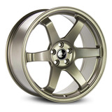 4 Rodas Gt7 Te37 Honda Civic Aro 18x8 5x114 Et33