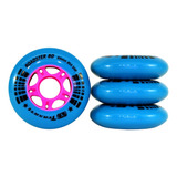 4 Rodas Txt Fitness Roadster 80 80mm 83a Azul pink Brinde
