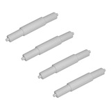 4 Roletes Suporte Porta Papel Higiênico Encaixe Universal