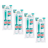 4 Rolo Adesivo Tira Pelos 8 Refil Flash Limp
