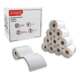 4 Rolos Etiqueta 10x15 100x150 Térmica Serrilha Zebra Elgin Cor Branco Adegraf Total 800 Etiquetas 20 G