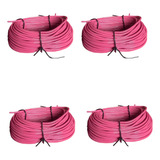 4 Rolos Fio Plástico Pvc Cordinha Espaguete Enrolar Cadeira