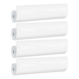 4 Rolos Papel Térmico A4 21x30 Para Impressora Peripage A40 Cor Branco