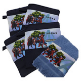 4 Saquinhos Roupas 2 Toalhinhas 6 Peças Personalizado