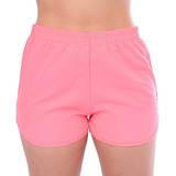 4 Shorts Tactel Boxer Bermuda Feminino Varias Cores