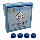 4 Solas De Couro Brunswick Blue Diamond 11mm Sinuca Bilhar