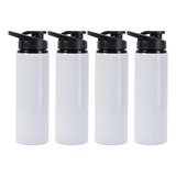 4 Squeeze Para Sublimação Garrafa Alumínio Academia 750ml