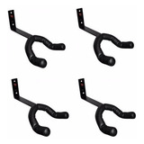 4 Suportes Parede Fixo Ukulele Guitarra Violão Baixo Sp10f