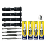 4 Supressores Bobina Velas Ignição Gol G6 Fox 4 Pinos