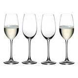 4 Taças De Champagne Riedel Restaurant Cristal Glass 260ml