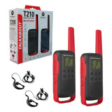 4 Talkabout Motorola T210br Comunicador fone Ouvido Com Ptt