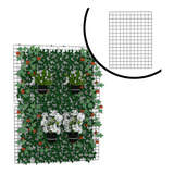 4 Tela Aramada Jardim Vertical Horta Floreira Suspensa 60x80