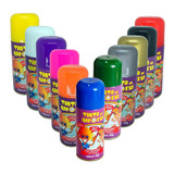 4 Tinta Spray Colorir Cabelo Festa