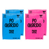 4 Tintas Pó Holi Chá Revelação Escapamento Moto 100g Cada