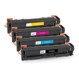 4 Toner Compativel Para Laserjet Color M254dw M254 202a