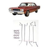 4 Travas Mola Pinça Freio Pastilha Dodge Dart Charger V8 Var